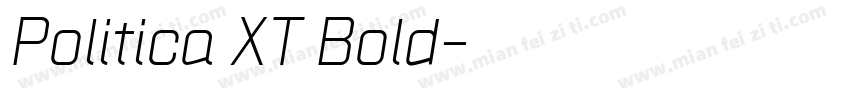 Politica XT Bold字体转换
